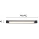 СТЕННА ЛАМПА VALSE LED 20,9W ЧЕРНА 3000K СТЕННА ЛАМПА VALSE LED 20,9W ЧЕРНА 3000K
