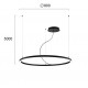 ПЕНДЕЛ VERDI LED 48W 3000K ЧЕРЕН ПЕНДЕЛ VERDI LED 48W 3000K ЧЕРЕН