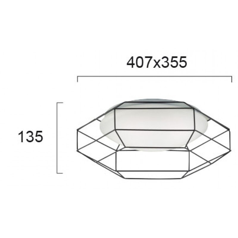 СТЕНЕН/ТАВАНЕН ПЛАФОН MONTE LED 12W 3000K ЧЕРЕН СТЕНЕН/ТАВАНЕН ПЛАФОН MONTE LED 12W 3000K ЧЕРЕН
