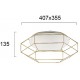 ТАВАННА ЛАМПА GOLD MONTE LED 12W 3000K ТАВАННА ЛАМПА GOLD MONTE LED 12W 3000K