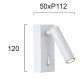СТЕННА ЛАМПА ZEN LED 3W БЯЛА СТЕННА ЛАМПА ZEN LED 3W БЯЛА