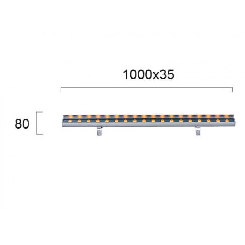 ОСВЕТЛЕНИЕ WALL WASHER L 1000 TRICK DARK GREY ОСВЕТЛЕНИЕ WALL WASHER L 1000 TRICK DARK GREY