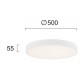 ТЪНЪК LED ПЛОСЪК ПЛАФОН MADISON 40W 3000K/4000K ТЪНЪК LED ПЛОСЪК ПЛАФОН MADISON 40W 3000K/4000K