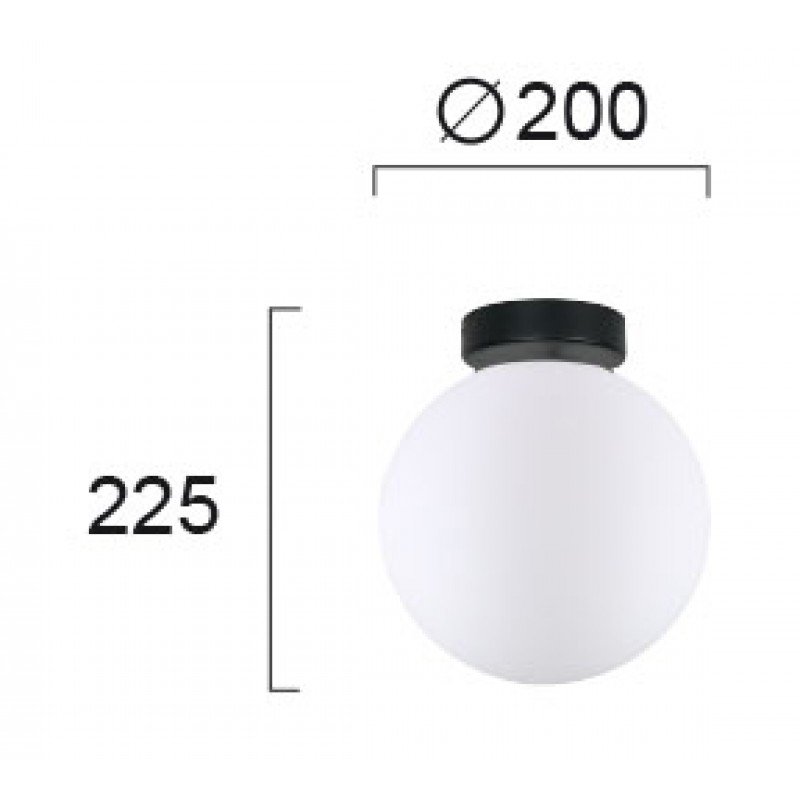 СТЕНЕН/ПЛАФОНЕН АБАЖУР STONE D:200 СТЕНЕН/ПЛАФОНЕН АБАЖУР STONE D:200