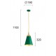 ПЕНДЕЛ MENTA E27 MAX 42W ЗЕЛЕН/ЗЛАТЕН ПЕНДЕЛ MENTA E27 MAX 42W ЗЕЛЕН/ЗЛАТЕН