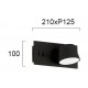 СТЕННА ЛАМПА SAM LED МОДУЛ 6,6W - 19,3W ЧЕРЕН ПЯСЪК IP20 СТЕННА ЛАМПА SAM LED МОДУЛ 6,6W - 19,3W ЧЕРЕН ПЯСЪК IP20