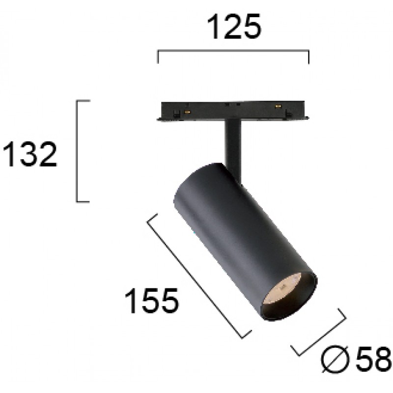 LED МОДУЛ ЗА РЕЛСОВО ОСВЕТЛЕНИЕ 20W SAND BLACK LED МОДУЛ ЗА РЕЛСОВО ОСВЕТЛЕНИЕ 20W SAND BLACK