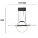 ПЕНДЕЛ GIROTONDO LED 30W ЧЕРЕН 3000K ПЕНДЕЛ GIROTONDO LED 30W ЧЕРЕН 3000K