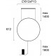 СТЕННА ЛАМПА SHADOW LED 19W ЧЕРЕН