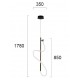 ПЕНДЕЛ ANNETE LED 30W ЧЕРЕН