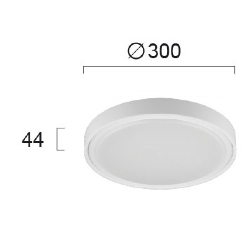 ТЪНЪК LED ПЛАФОН ANABELLA 18W 3000K БЯЛ ТЪНЪК LED ПЛАФОН ANABELLA 18W 3000K БЯЛ