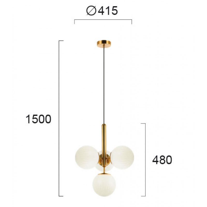 ПЕНДЕЛ JOLIN G9 LED 4X5W ОПАЛ IP20 ПЕНДЕЛ JOLIN G9 LED 4X5W ОПАЛ IP20