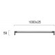 ОСВЕТЛЕНИЕ WALL WASHER L 1000 LEVI LED 15W 3000K ОСВЕТЛЕНИЕ WALL WASHER L 1000 LEVI LED 15W 3000K