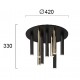 ПЛАФОН BALLET 9L LED 47W 3000K 4050 LM ПЛАФОН BALLET 9L LED 47W 3000K 4050 LM