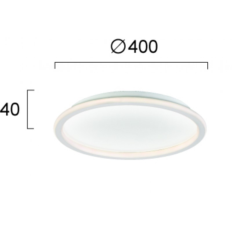 LED ПЛАФОН АРЛА 35W 3000K D400 IP20 LED ПЛАФОН АРЛА 35W 3000K D400 IP20