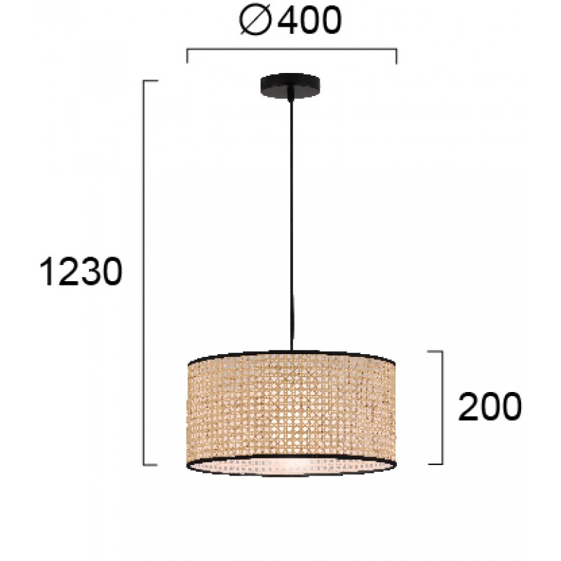 ВИСЯЩА ЛАМПА GHEISA D400