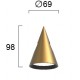 СПОТ СВЕТЛИНА ЗА РЕЛСА 24VDC GOLD HOOP СПОТ СВЕТЛИНА ЗА РЕЛСА 24VDC GOLD HOOP