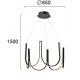 ПЕНДЕЛ GLOBUS LED 79,8W САНД БЛЕК ПЕНДЕЛ GLOBUS LED 79,8W САНД БЛЕК
