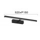 LED АПЛИК TOD SAND BLACK 12,6W