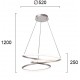 ПЕНДЕЛ CORT LED МОДУЛ 40W СРЕБРИСТ IP20
