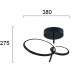 ТЪНКО ТАВАННО СВЕТИЛО LED 25W 3000K