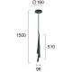 ПЕНДЕЛ ЕРИКА LED 15,5W ЧЕРЕН ПЕНДЕЛ ЕРИКА LED 15,5W ЧЕРЕН