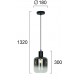 ПЕНДЕЛ ADAM ДИМЕНСИЯ 1X60W ЧЕРЕН/ДИМ ПЕНДЕЛ ADAM ДИМЕНСИЯ 1X60W ЧЕРЕН/ДИМ