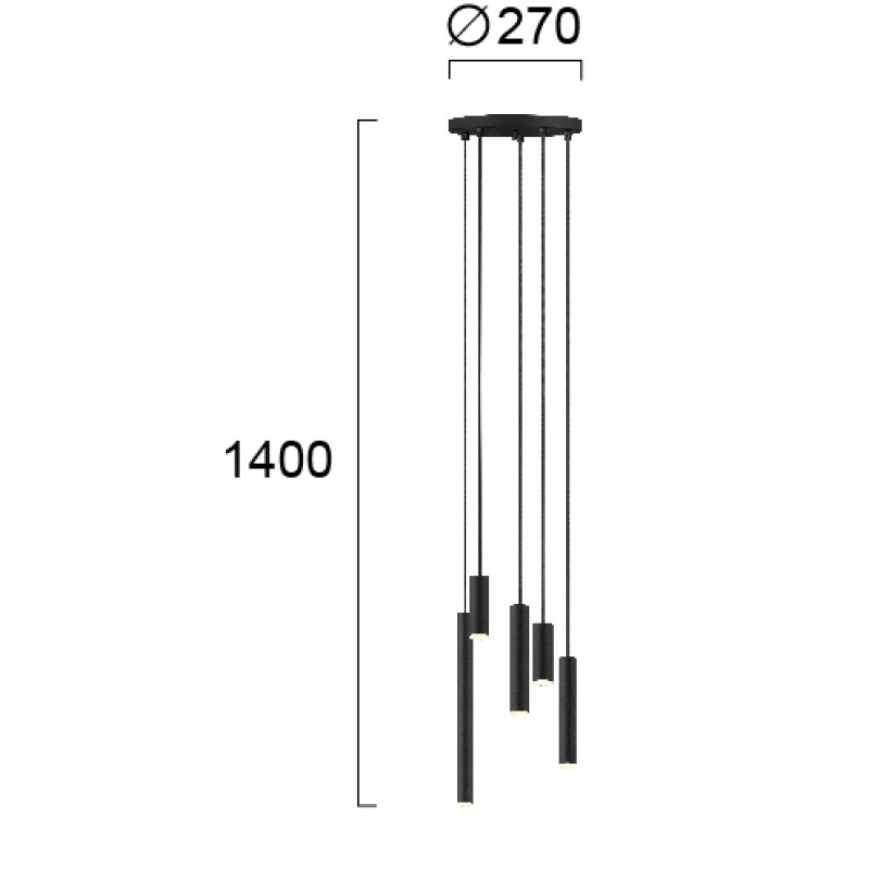 ПЕНДЕЛ ELLIOT LED 24W МАТ ЧЕРЕН ПЕНДЕЛ ELLIOT LED 24W МАТ ЧЕРЕН