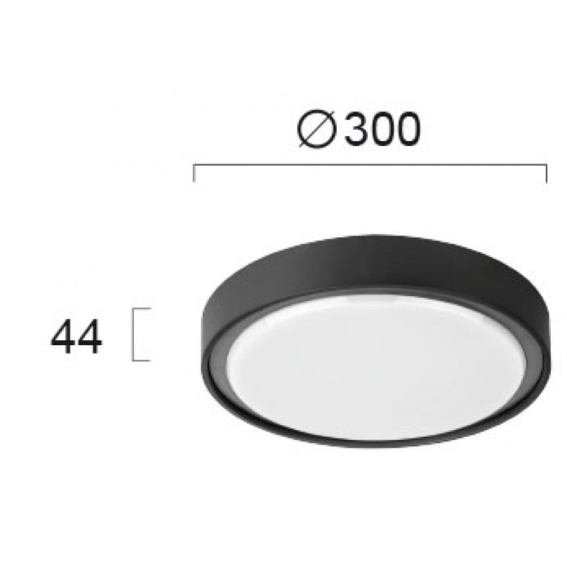 ПЛАФОН LED АНАБЕЛА 15W 3000K СИВ ПЛАФОН LED АНАБЕЛА 15W 3000K СИВ