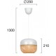 ВИСЯЩА ЛАМПА SALINE E27 1X40W ВИСЯЩА ЛАМПА SALINE E27 1X40W