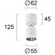 ТОЧКОВ LED МОДУЛ 7W 3000K БЯЛ