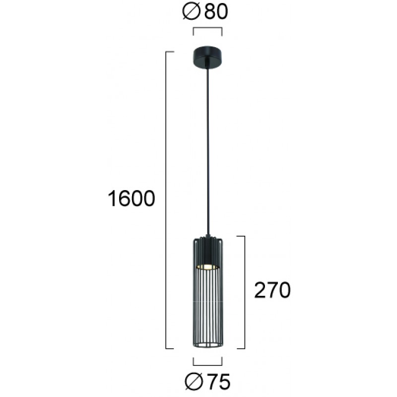 ПЕНДЕЛ MISI ЧЕРЕН GU10 ПЕНДЕЛ MISI ЧЕРЕН GU10