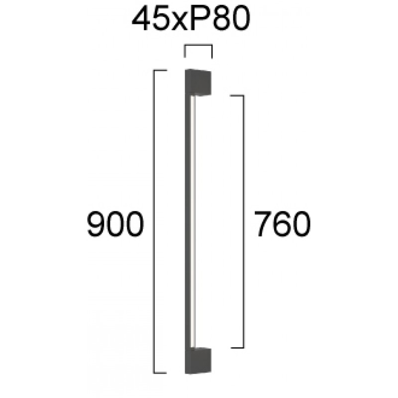 СТЕНЕН АПЛИК TESSA LED 9W 3000K ТЪМНО СИВ СТЕНЕН АПЛИК TESSA LED 9W 3000K ТЪМНО СИВ