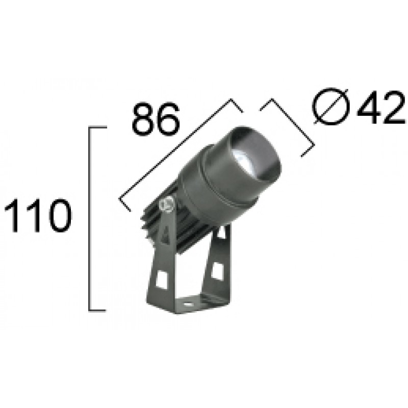 ПРОЖЕКТОР LED МОДУЛ CARLOS 3W 3200K ПРОЖЕКТОР LED МОДУЛ CARLOS 3W 3200K