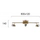 СПОТ 3/L BAR OXIDIZED CHA-CHA