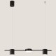 LIGHT FIXTURES HANGING TRIPLE LED 24W 75x150 BLACK 3CCT 144-10000 LIGHT FIXTURES HANGING TRIPLE LED 24W 75x150 BLACK 3CCT 144-10000