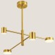 LIGHT FIXTURES HANGING QUADRIPLE LED 30W 105x38 GOLD 144-10007 LIGHT FIXTURES HANGING QUADRIPLE LED 30W 105x38 GOLD 144-10007