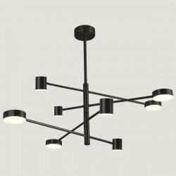 LIGHT FIXTURES HANGING EIGHT-LIGHT LED 48W 143x56 BLACK 144-10022 LIGHT FIXTURES HANGING EIGHT-LIGHT LED 48W 143x56 BLACK 144-10022