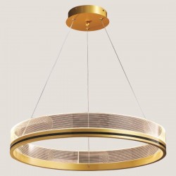 LIGHT FIXTURES HANGING ROUND LED 55W Φ80x7 GOLD 144-15001 LIGHT FIXTURES HANGING ROUND LED 55W Φ80x7 GOLD 144-15001