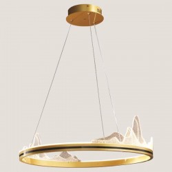 ВИСЯЩ ПЕНДЕЛ LED 35W ЗЛАТИСТ
