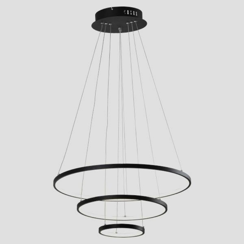 CEILING LIGHT FIXTURE ROUND LED 42W Φ20xΦ40xΦ60x120 BLACK 3CCT 144-15007 CEILING LIGHT FIXTURE ROUND LED 42W Φ20xΦ40xΦ60x120 BLACK 3CCT 144-15007