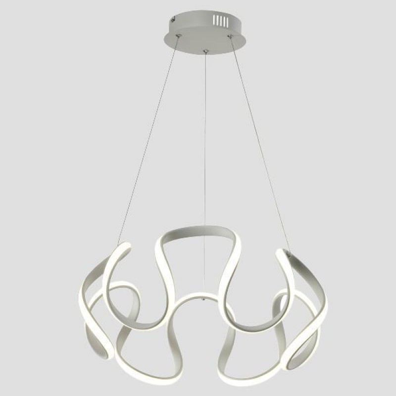 CEILING LIGHT FIXTURE ROUND LED 60W Φ52x120 WHITE 3CCT 144-15008