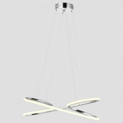 CEILING LIGHT FIXTURE HANGING OVAL LED 40W 670x200x200 4000K NICKEL 144-15014 CEILING LIGHT FIXTURE HANGING OVAL LED 40W 670x200x200 4000K NICKEL 144-15014