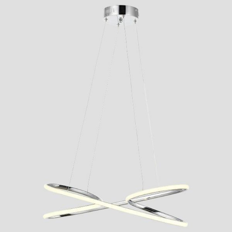 CEILING LIGHT FIXTURE HANGING OVAL LED 40W 670x200x200 4000K NICKEL 144-15014 CEILING LIGHT FIXTURE HANGING OVAL LED 40W 670x200x200 4000K NICKEL 144-15014