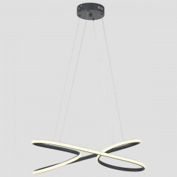 CEILING LIGHT FIXTURE HANGING OVAL LED 40W 670x200x200 4000K CHARCOAL GREY 144-15015 CEILING LIGHT FIXTURE HANGING OVAL LED 40W 670x200x200 4000K CHARCOAL GREY 144-15015