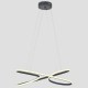 CEILING LIGHT FIXTURE HANGING OVAL LED 40W 670x200x200 4000K CHARCOAL GREY 144-15015