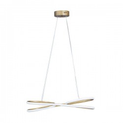 CEILING LIGHT FIXTURE HANGING OVAL LED 40W 670x200x200 4000K GOLD MATT 144-15016 CEILING LIGHT FIXTURE HANGING OVAL LED 40W 670x200x200 4000K GOLD MATT 144-15016