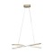 CEILING LIGHT FIXTURE HANGING OVAL LED 40W 670x200x200 4000K GOLD MATT 144-15016