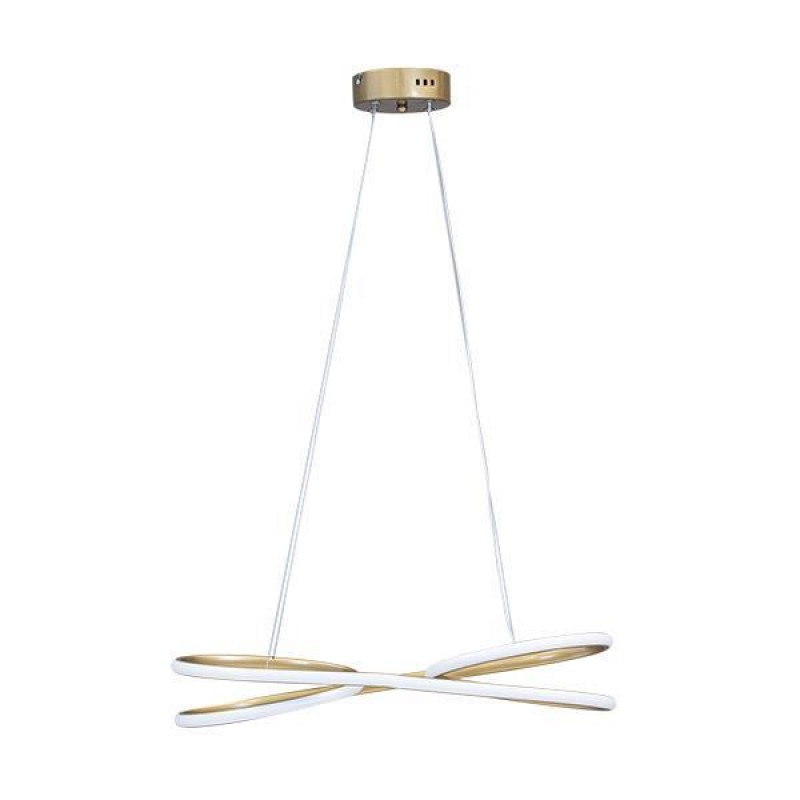 CEILING LIGHT FIXTURE HANGING OVAL LED 40W 670x200x200 4000K GOLD MATT 144-15016 CEILING LIGHT FIXTURE HANGING OVAL LED 40W 670x200x200 4000K GOLD MATT 144-15016