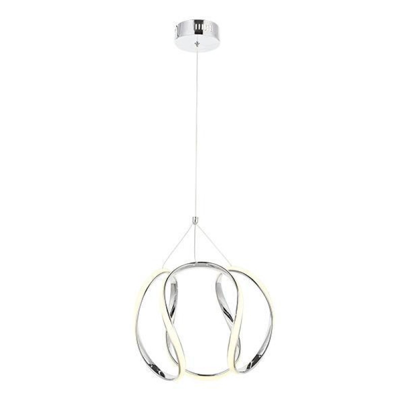 CEILING LIGHT FIXTURE HANGING  S1 LED 42W 400x400x300 4000K NICKEL 144-15026